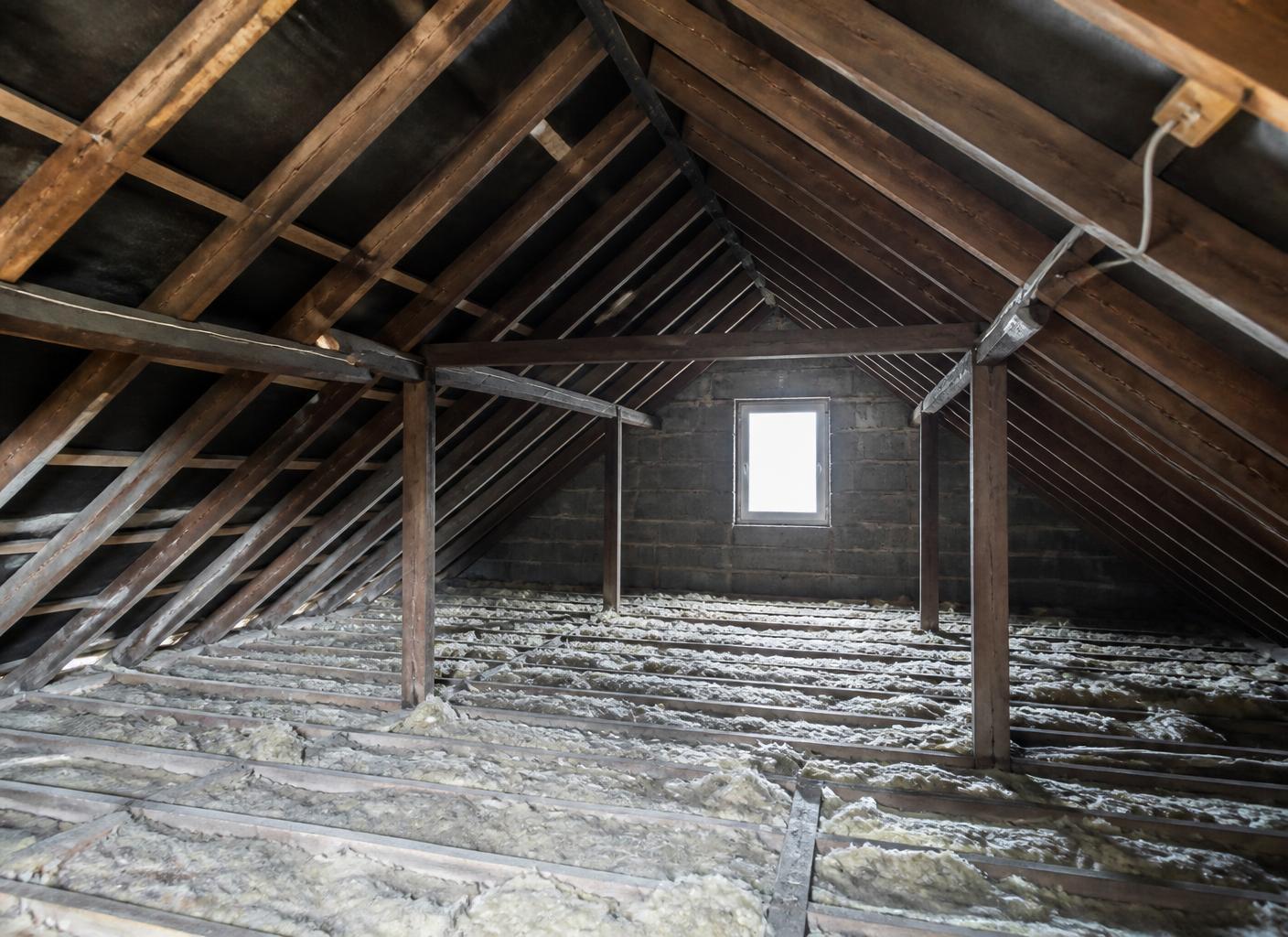 Unused loft space in Worthing home before conversion by Kingston Contractors