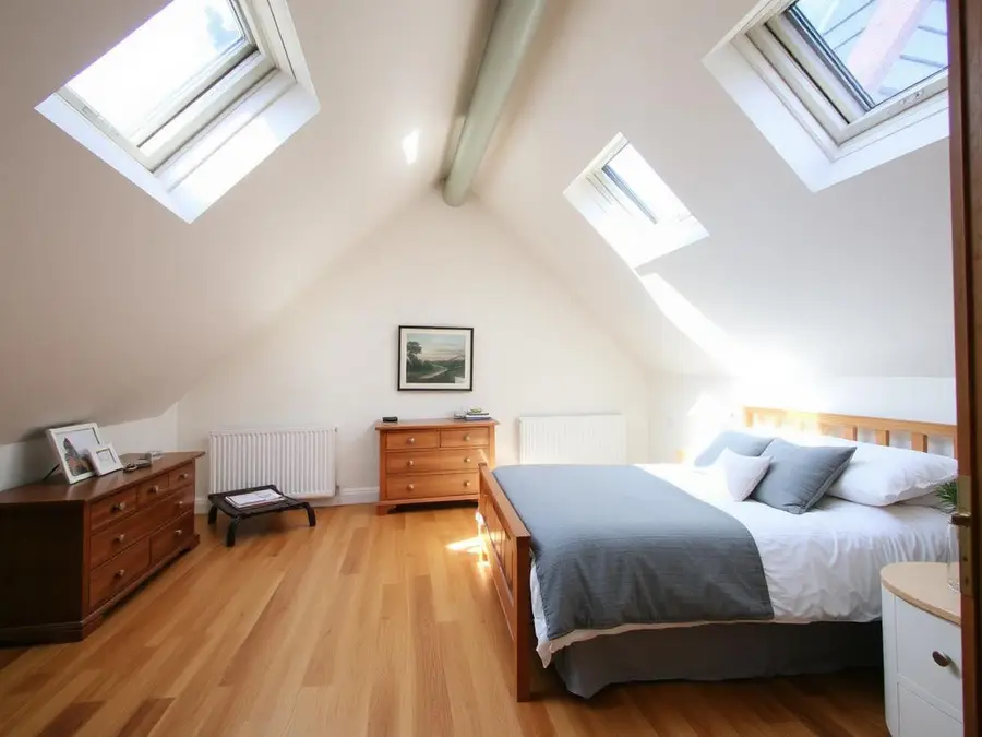 Finished loft conversion by Kingston Contractors